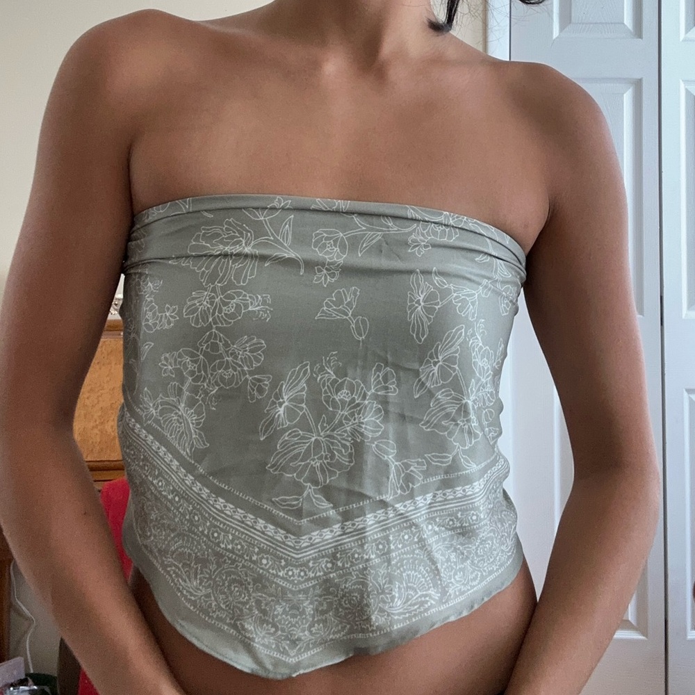 Scarf wrap top